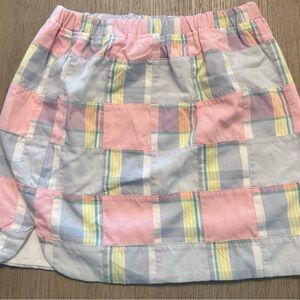 Beaufort Bonnet Pastel Madras Plaid Skirt